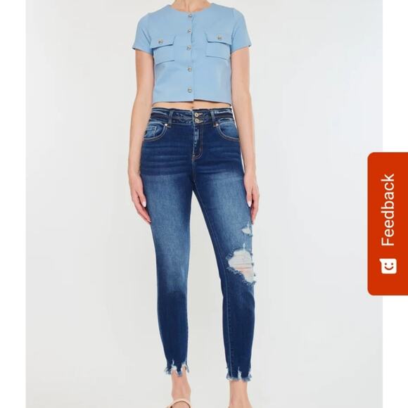 KanCan Denim - Kancan Gloria High Rise Ankle Skinny Jeans